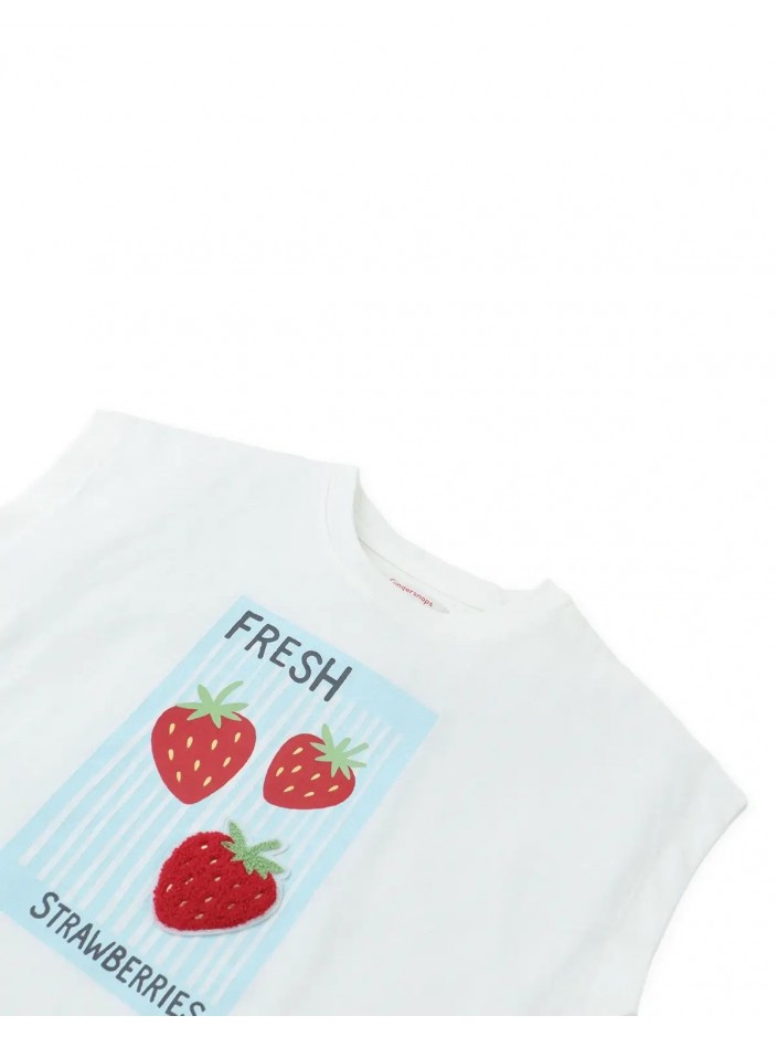 Dolman Sleeve Tee with Graphic Print