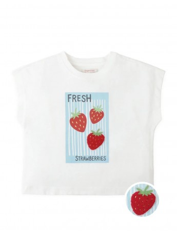 Dolman Sleeve Tee with Graphic Print