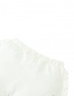 Jersey Shorts with Ruffles and Apple Embroidery
