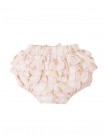 Bloomers with Tiered Ruffles and Bow Appliqué