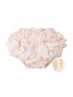 Bloomers with Tiered Ruffles and Bow Appliqué