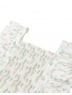 Ayla Smocked Daisy Print Top with Petal Sleeves