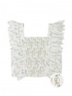 Ayla Smocked Daisy Print Top with Petal Sleeves