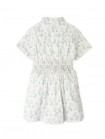 Gloria Daisy Print Dress with Notched Collar