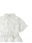Gloria Daisy Print Dress with Notched Collar
