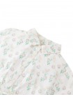 Gloria Daisy Print Dress with Notched Collar