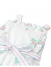 Leonora Floral Embroidered Dress with Sash Belt