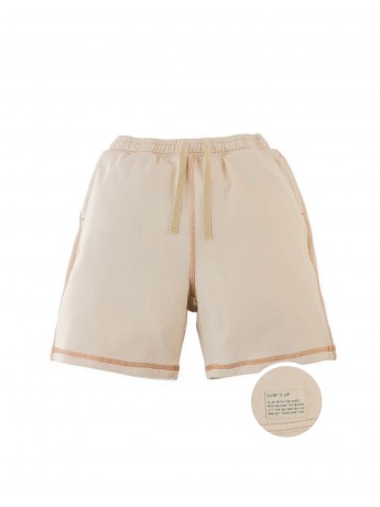 French Terry Drawstring Shorts with Spreader