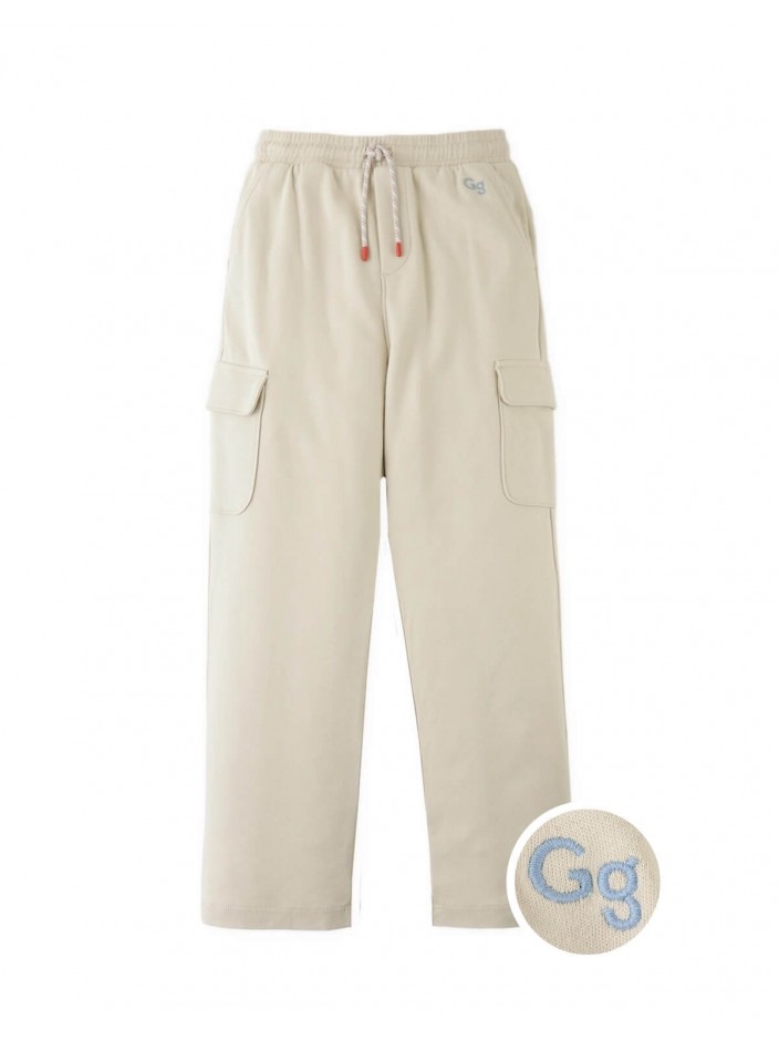 Interlock Jersey Pull-On Joggers with Stopper Accent