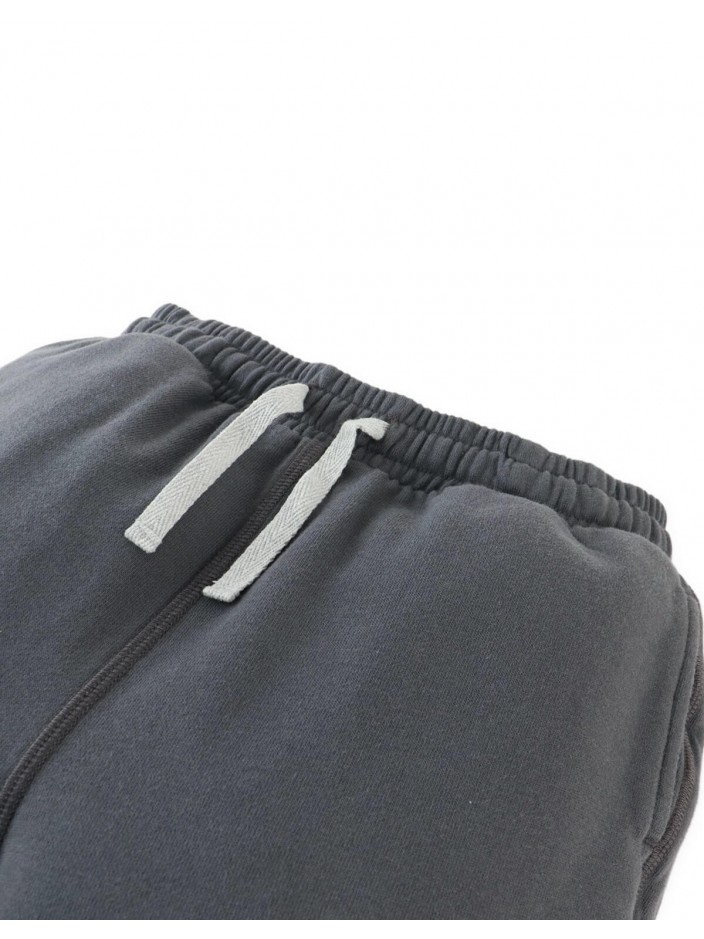 Fleece Drawstring Shorts with Spreader