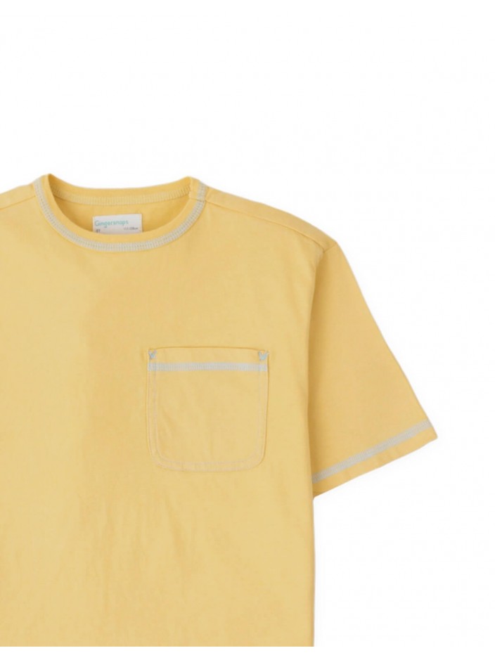 Large Pocket Tee with Contrast Spreader
