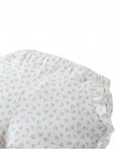 Baby Dina Pointelle Shorts with All-Over Bird Print and Ruffles