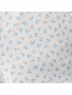 Baby Dina Pointelle Shorts with All-Over Bird Print and Ruffles