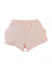 Baby Dina Pointelle Shorts with All-Over Floral Print and Ruffles