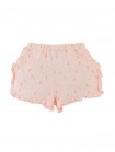 Baby Dina Pointelle Shorts with All-Over Floral Print and Ruffles