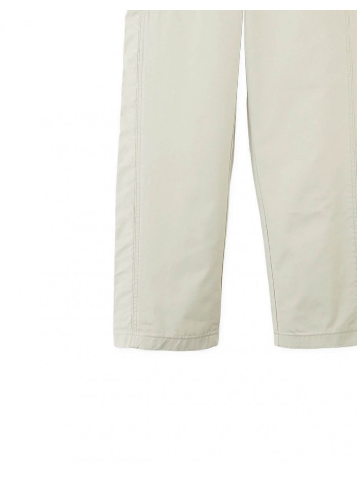 Ravi Twill Patch Pocket Pants with Printed Belt