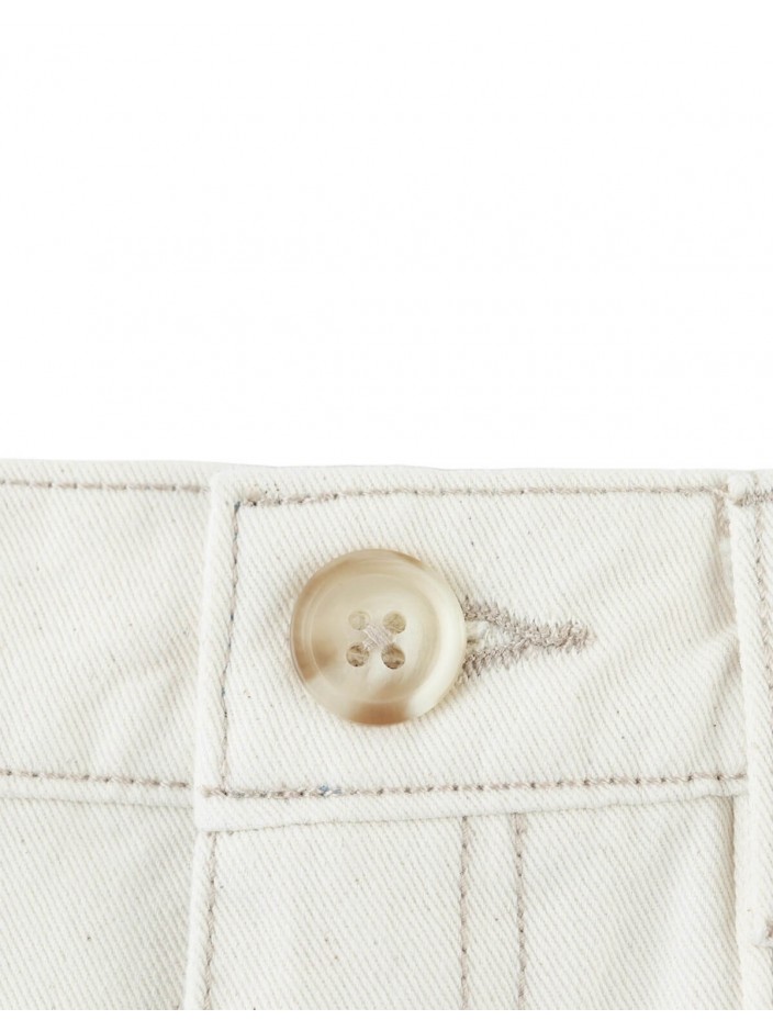 Naveen Twill Straight-Leg Panel Pants