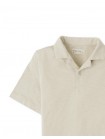 Jian Slub Jersey Polo with Embroidered Logo