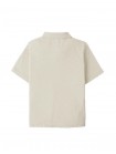 Jian Slub Jersey Polo with Embroidered Logo