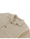 Zain Striped Knit Button-Up Polo with Patch Pocket