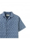 Ryu Sashiko-Inspired Woven Shirt with Patch Pockets