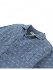 Ryu Sashiko-Inspired Woven Shirt with Patch Pockets
