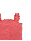 Fully Smocked Tank Top with Ruffled Strappy Sleeves