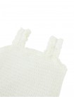 Fully Smocked Tank Top with Ruffled Strappy Sleeves