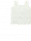 Fully Smocked Tank Top with Ruffled Strappy Sleeves