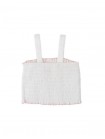 Baby Renée Smocked Tank Top with Daisy Embroidery