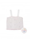 Baby Renée Smocked Tank Top with Daisy Embroidery
