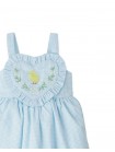 Baby Cove Gingham Dress with Heart Appliqué and Cross-Stitch Embroidery