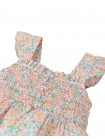 Baby Irene Smocked Floral Dress with Ruffle Sleeves