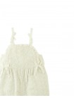 Baby Bianca Eyelet Jumpsuit with Lace Trim and Bow Ties
