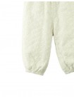 Baby Bianca Eyelet Jumpsuit with Lace Trim and Bow Ties