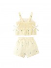 Baby Delia Embroidered Peplum Top and Shorts Set