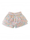Baby Nadine Embroidered Ruffle Sleeve Top and Floral Skort Set