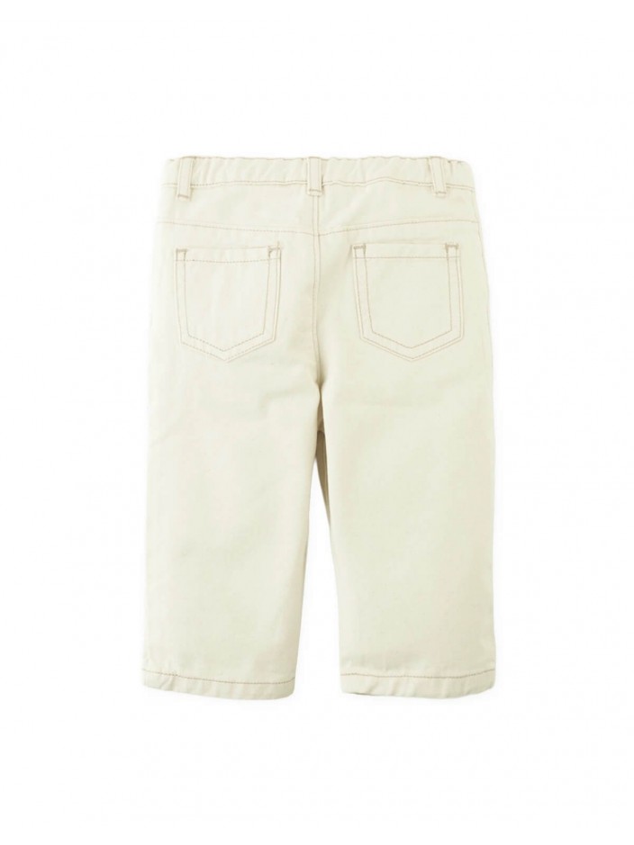 Baby Ren Twill Straight-Leg Pants