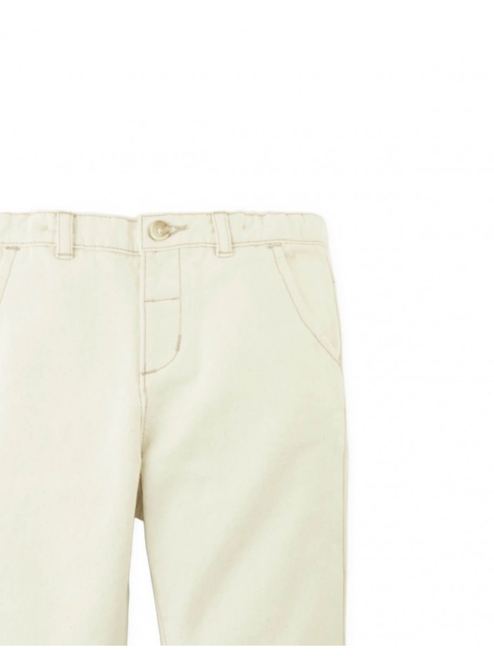 Baby Ren Twill Straight-Leg Pants