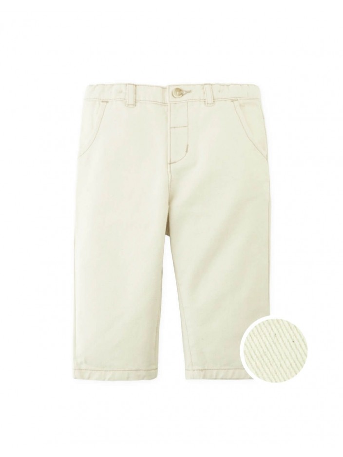 Baby Ren Twill Straight-Leg Pants