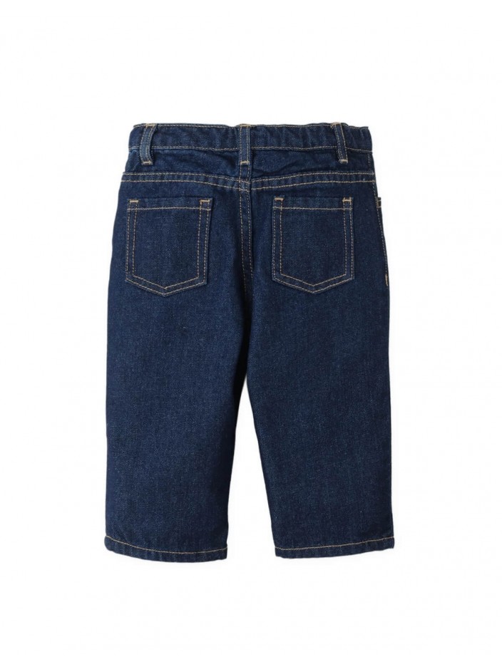Baby Bowen Dark Wash Denim Tapered Pants