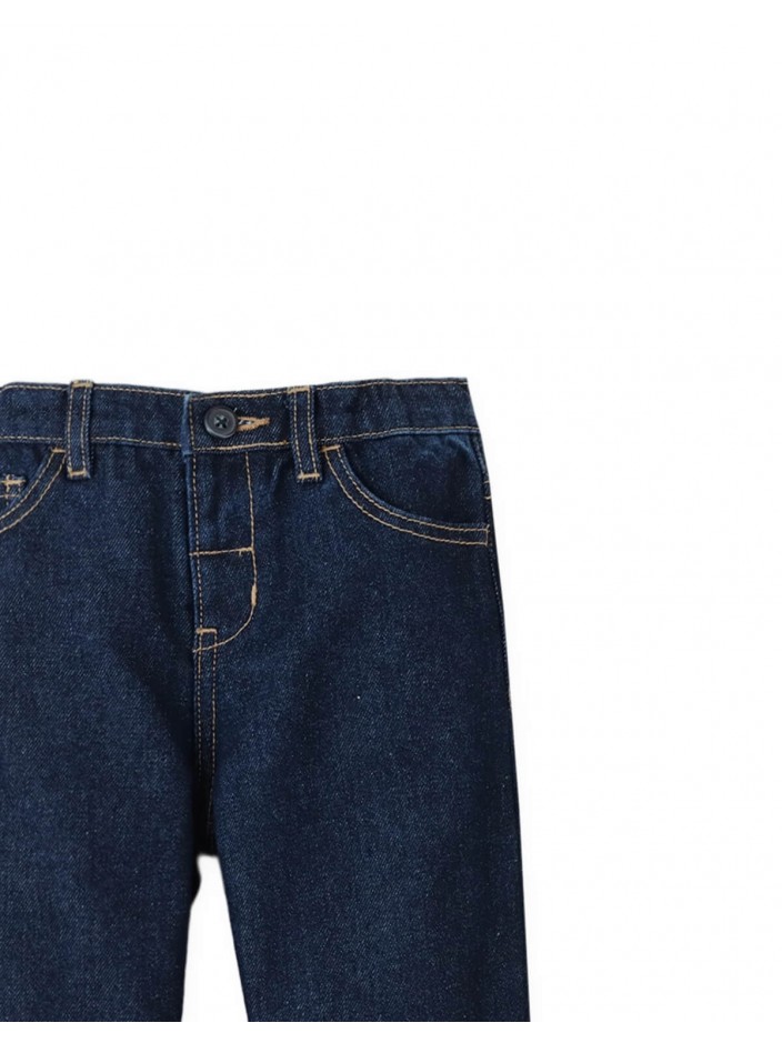 Baby Bowen Dark Wash Denim Tapered Pants