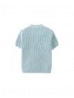 Baby Jae Rib-Knit Button-Up Polo