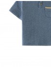 Baby Manu Ribbed Polo with Patch Pocket