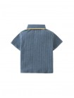 Baby Manu Ribbed Polo with Patch Pocket