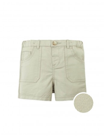 Baby Jin Twill Patch Pocket Shorts