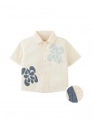 Baby Ajay Floral Seersucker Panama Shirt