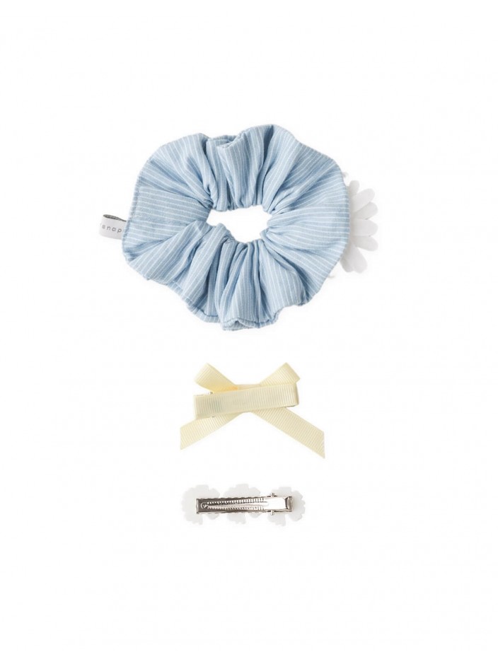 Mimi Daisy Ribbon Clip and Scrunchie Set