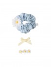 Mimi Daisy Ribbon Clip and Scrunchie Set