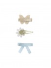 Lulu Butterfly, Flower & Bow Hair Clip Set